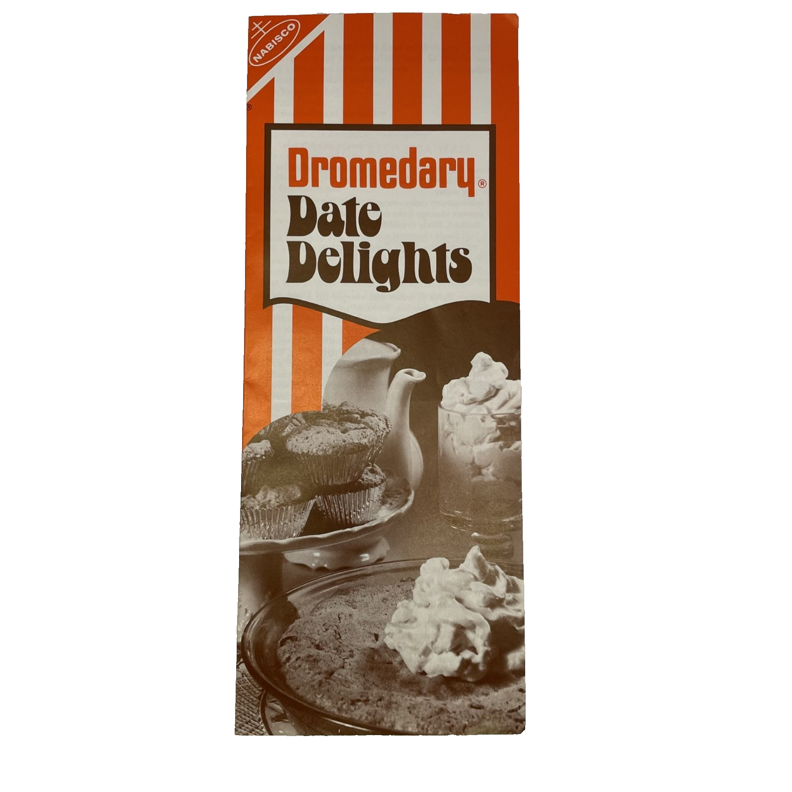Vintage Nabisco Dromedary Date Delights Recipe Pamphlet 1975