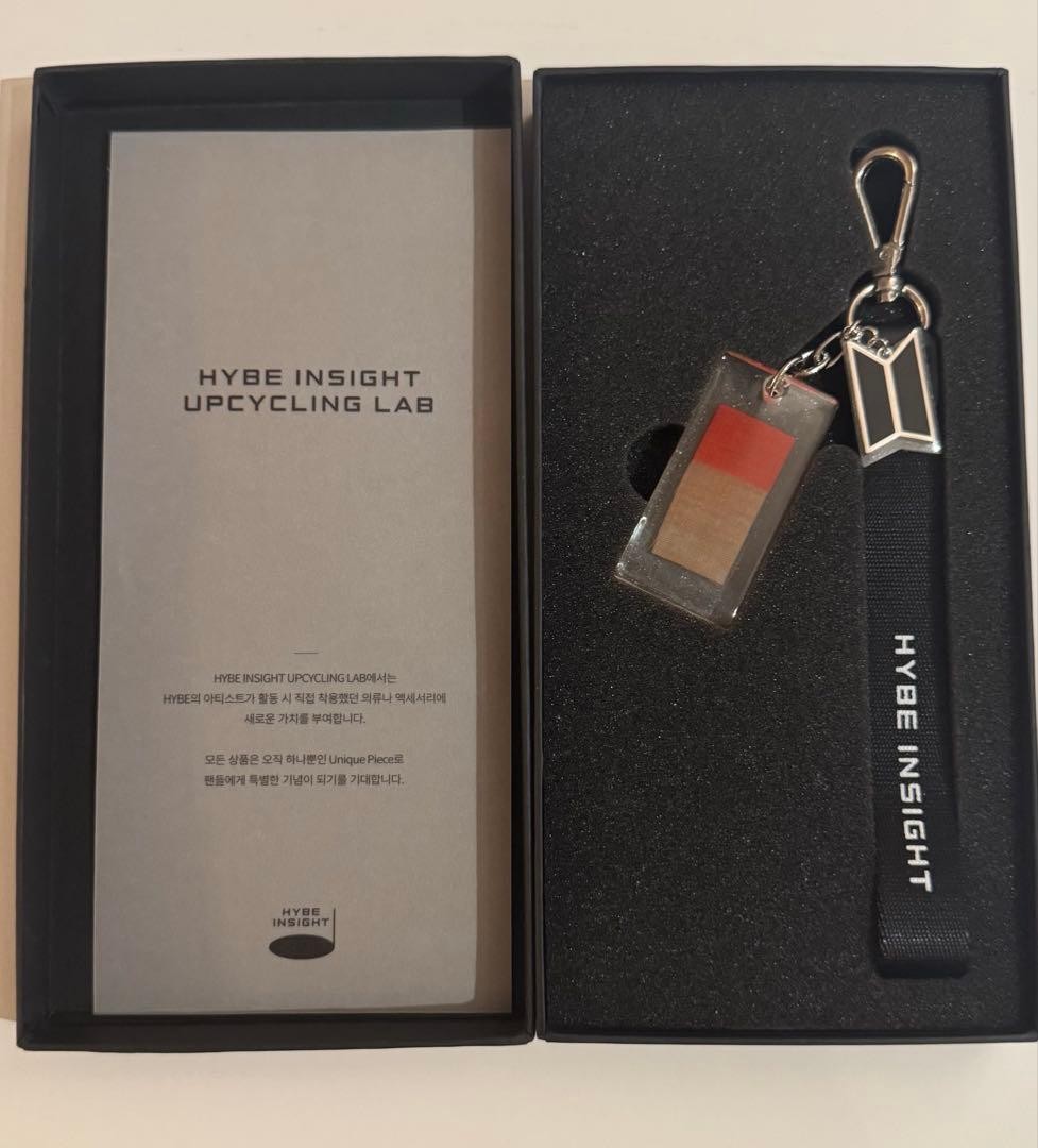 BTS HYBE INSIGHT Upcycling Keychain Costume Fabric Limited Event Collectible