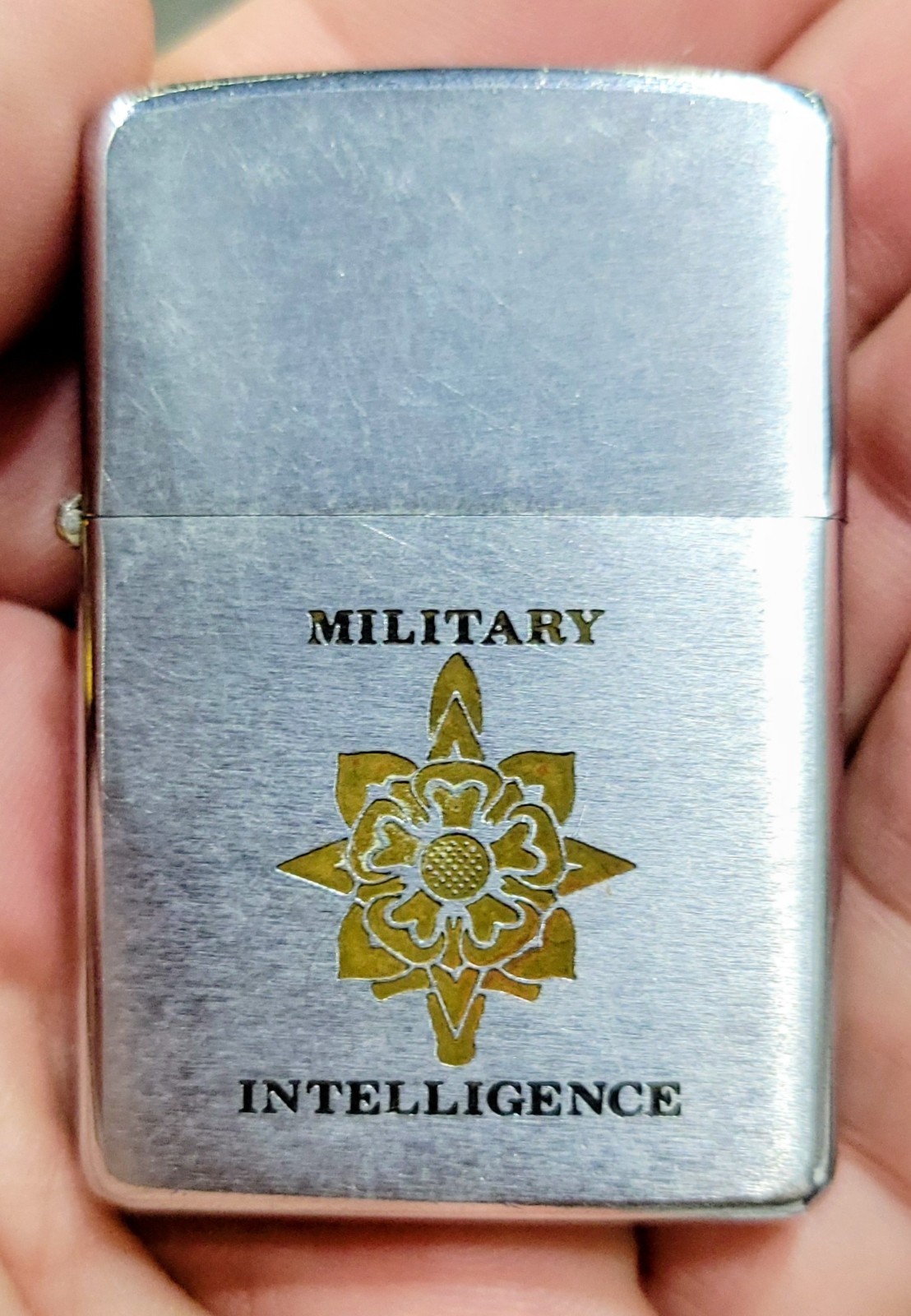 Zippo Lighter MILITARY INTELLIGENCE Vietnam War 1970 - VERY RARE