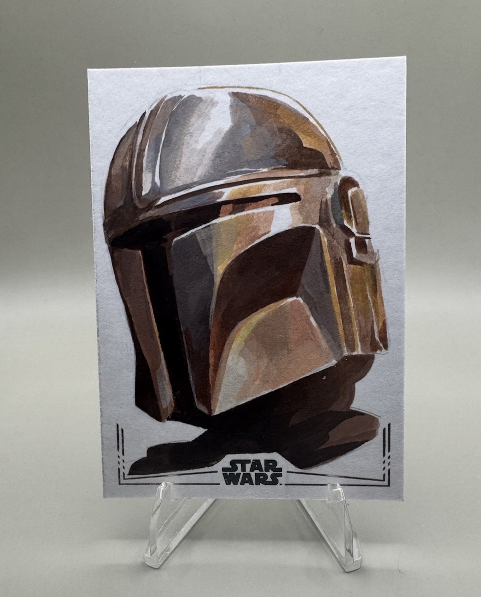 2026  Topps Star Wars Galaxy  The Mandalorian 1/1 Sketch By Debora Centeio