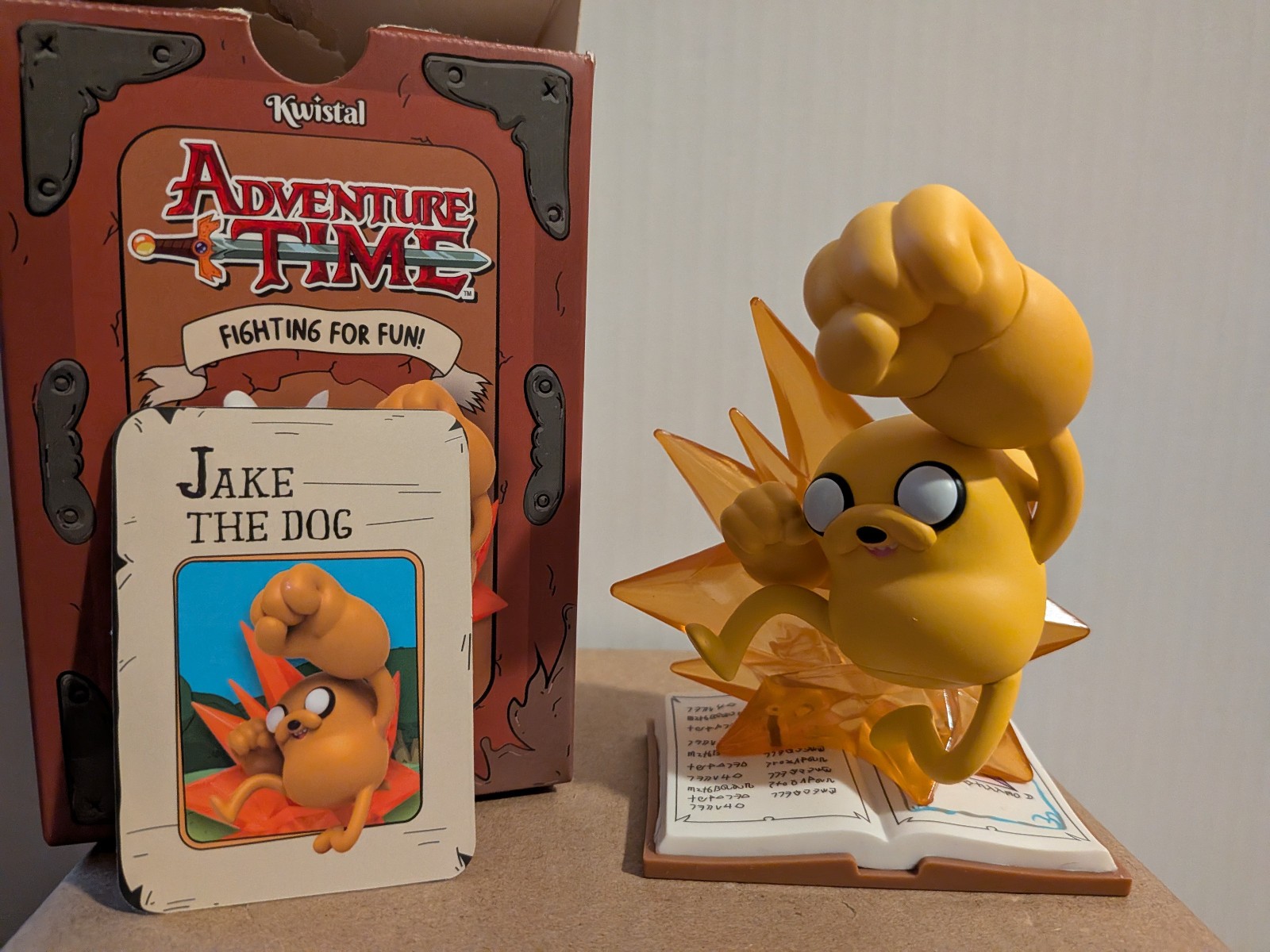 Mighty Jaxx Kwistal Jake the Dog Vinyl Figure - Adventure Time Fighting for Fun