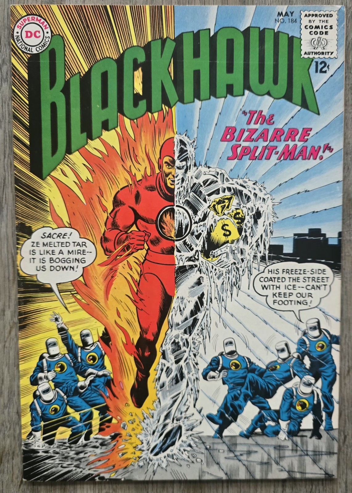 BLACKHAWK #184 COMIC BOOK (DC,1963) SILVER AGE