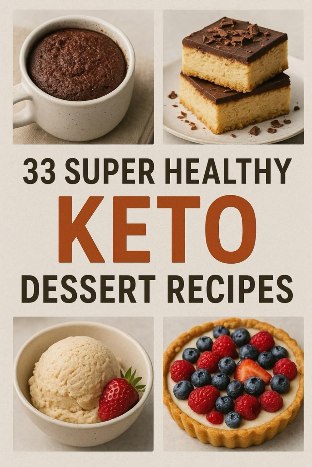 33 Super Healthy Keto Dessert Recipes: Easy Low-Carb, Sugar-Free Treats for Weig