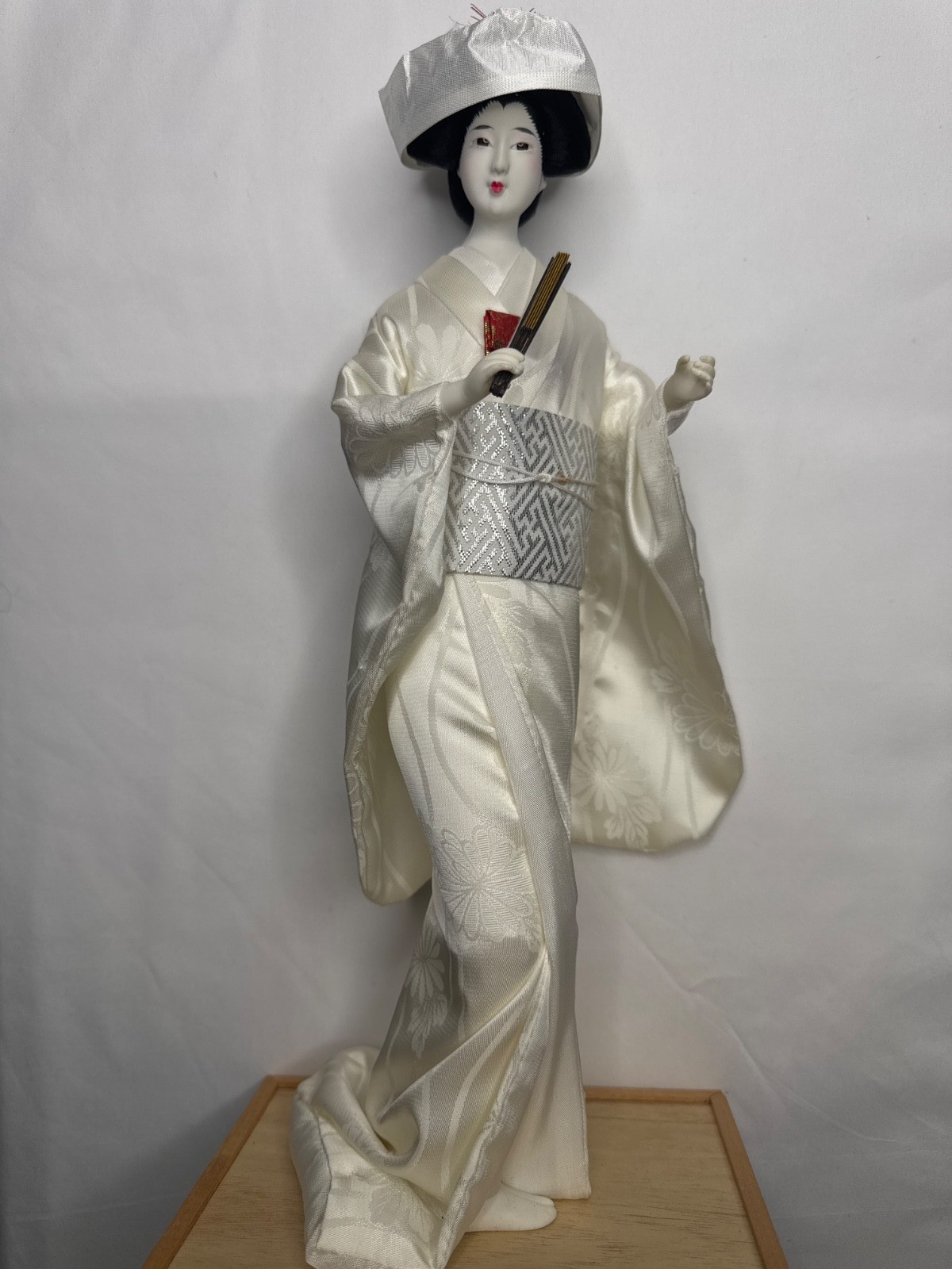 Vtg Asian Japanese Geisha Doll Figure Statue Kimono 15