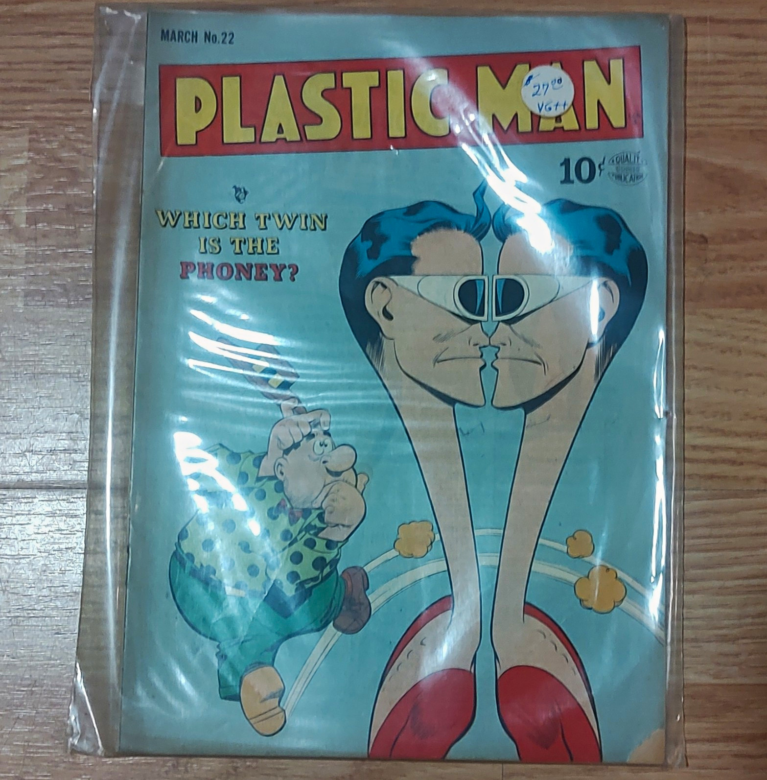 Plastic Man #22 (Mar) Golden Age US Comics Single Issue - Jack Cole Story Title
