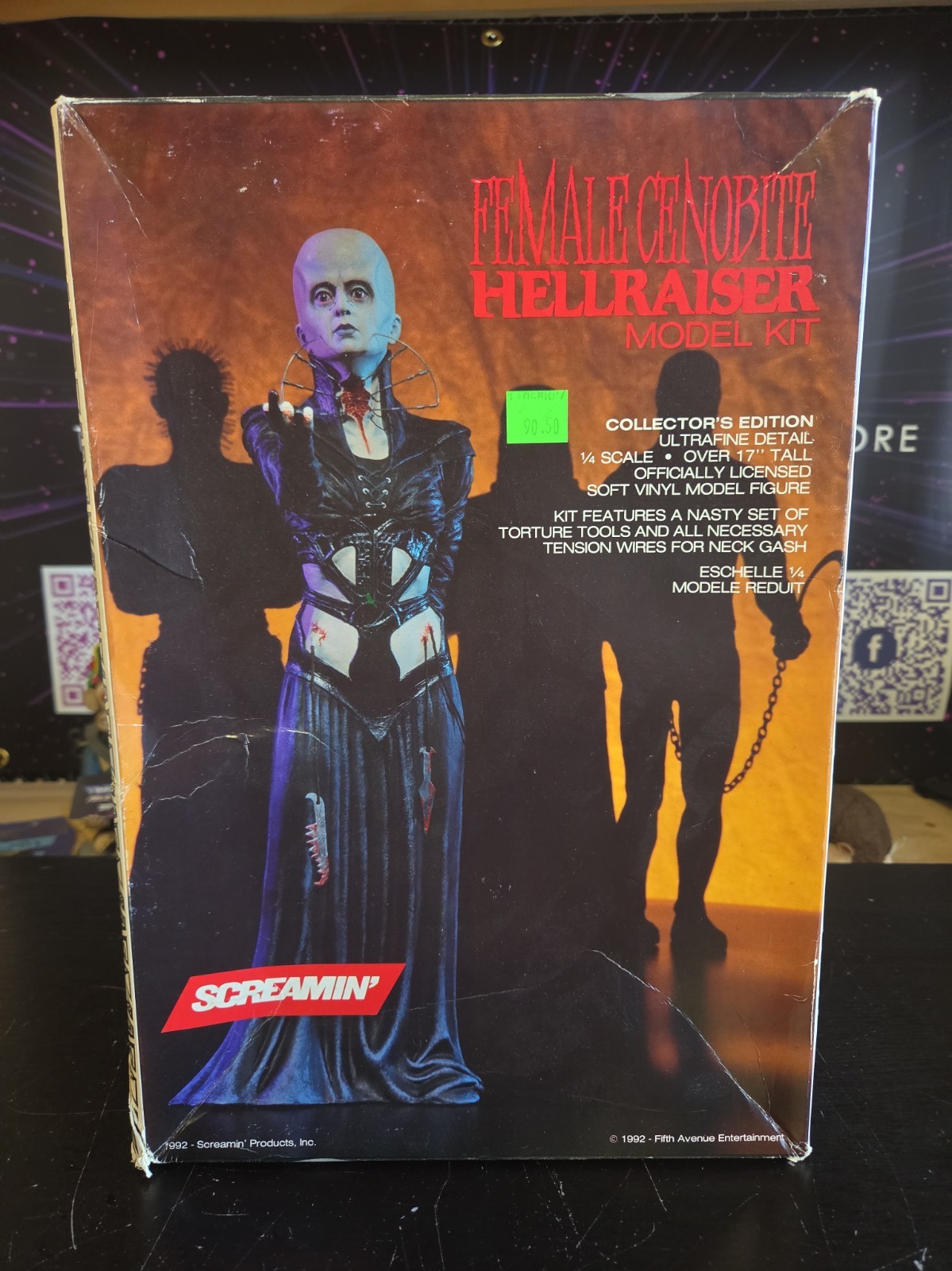 HELLRAISER FEMALE CENOBITE 1993 SCREAMIN  MODEL KIT Rare