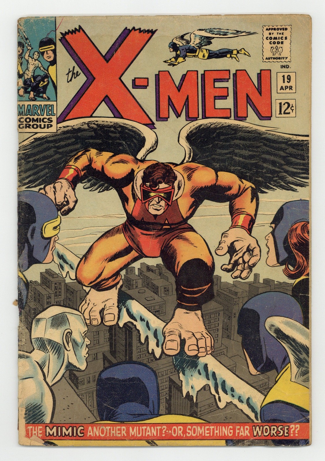 Uncanny X-Men #19 GD- 1.8 RESTORED 1966 1st Mimic