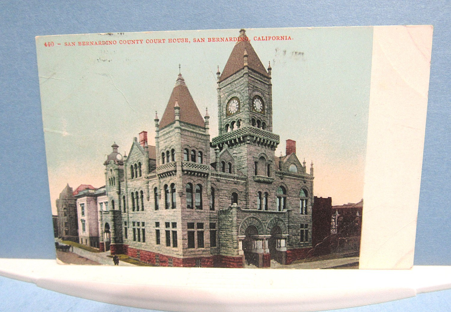 County Court House POSTCARD San Bernardino California 1907 - 1910 Vintage
