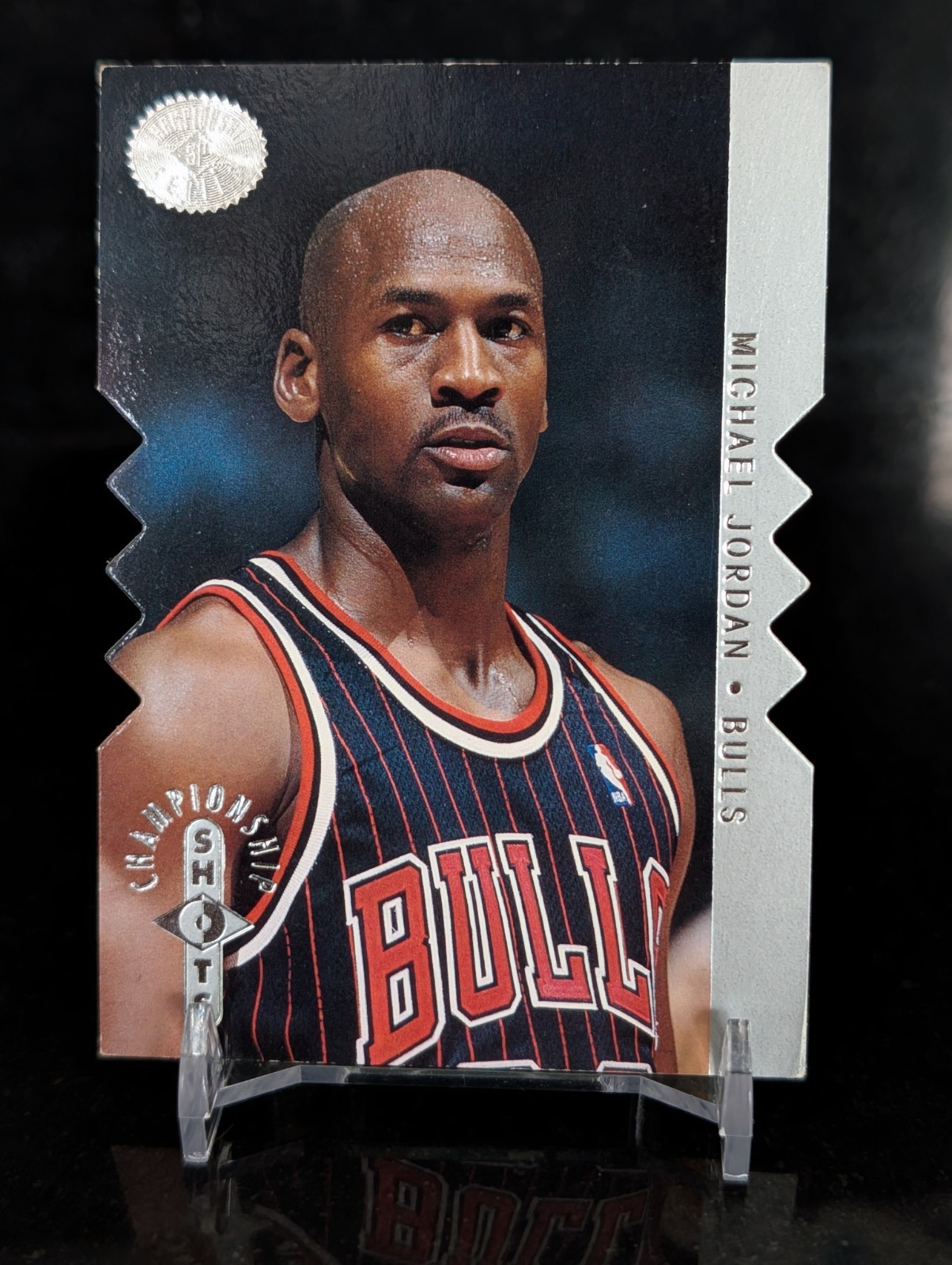 1995-96 SP CHAMPIONSHIP #S16 MICHAEL JORDAN CHAMPIONSHIP SHOTS DIE CUT BULLS HOF