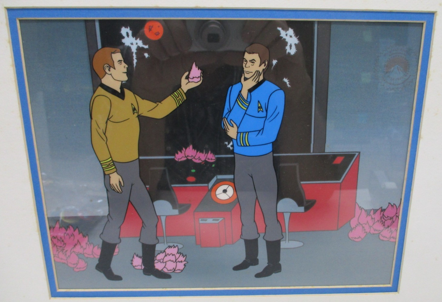 1995 STAR TREK TV Animation SERICEL Captain Kirk, McCoy & Tribbles CM7253