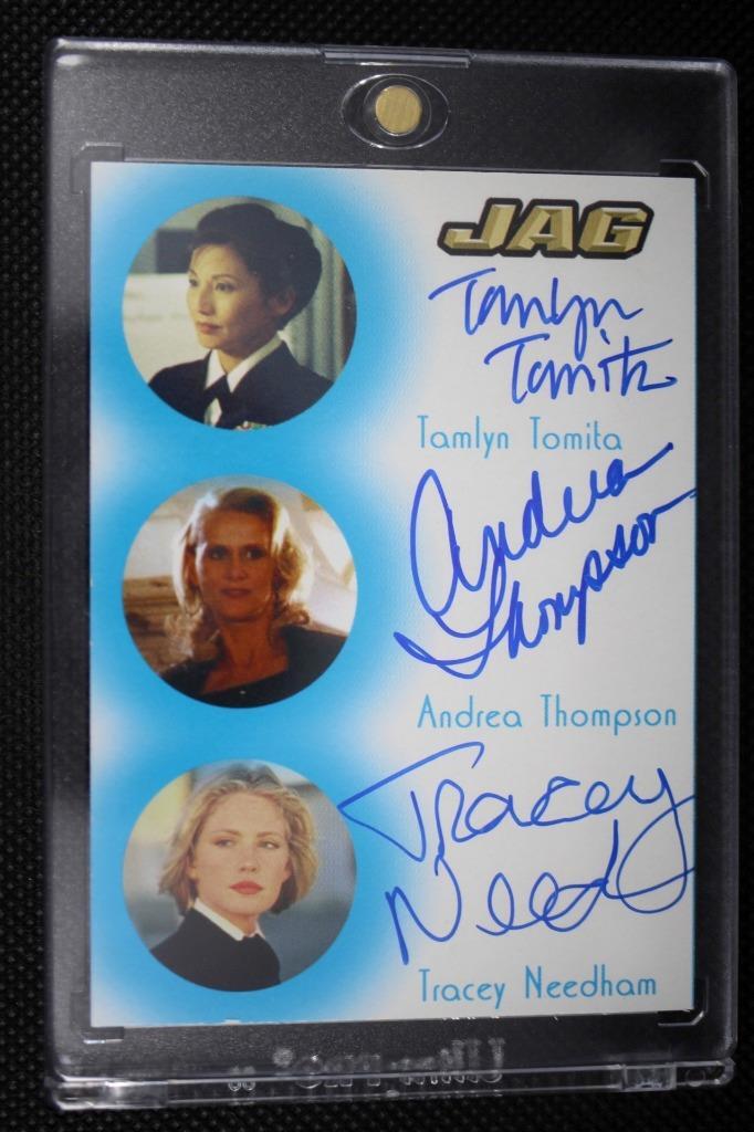 2006 TK Legacy JAG Ensemble Auto Card Tamlyn Tomita, Andrea Thompson Tracey JC5
