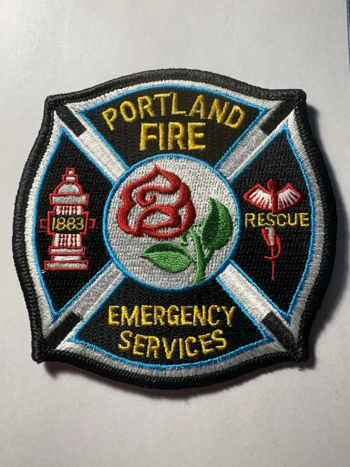 Vtg Portland Oregon Fire Rescue Patch