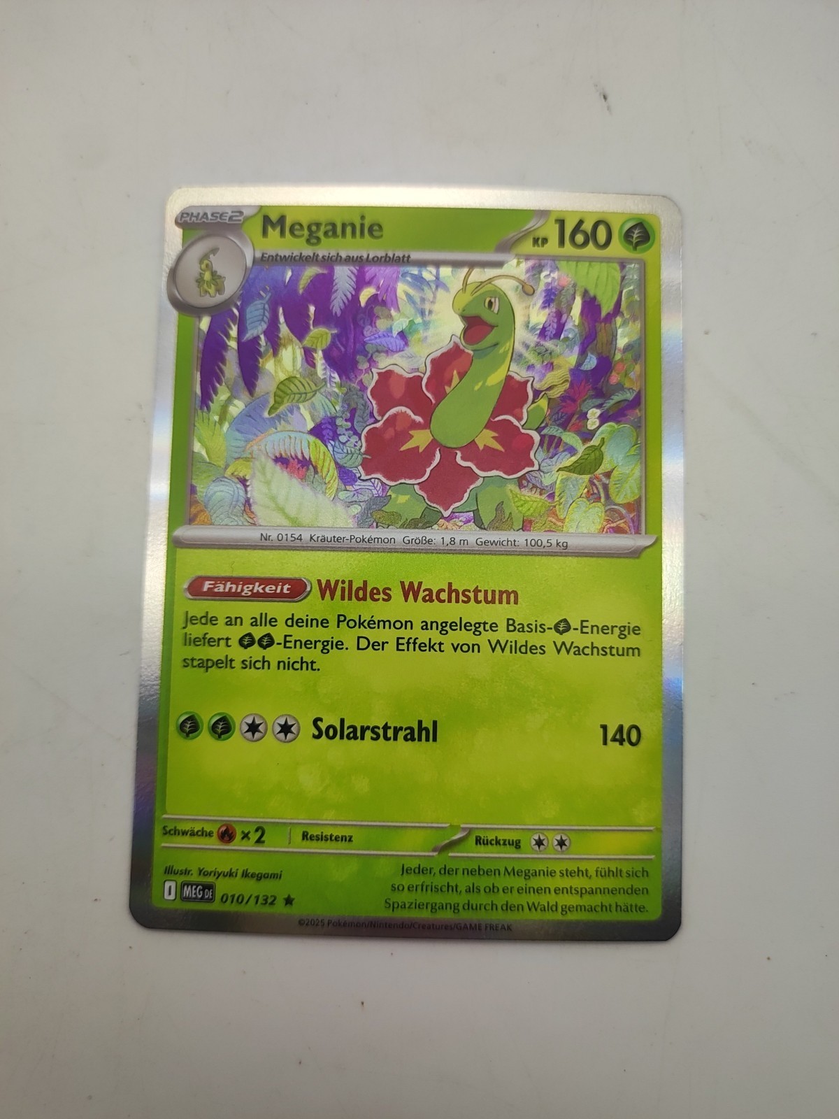 Pokemon 010/132 - Meganie - Reverse Holo - Mega Evolutions