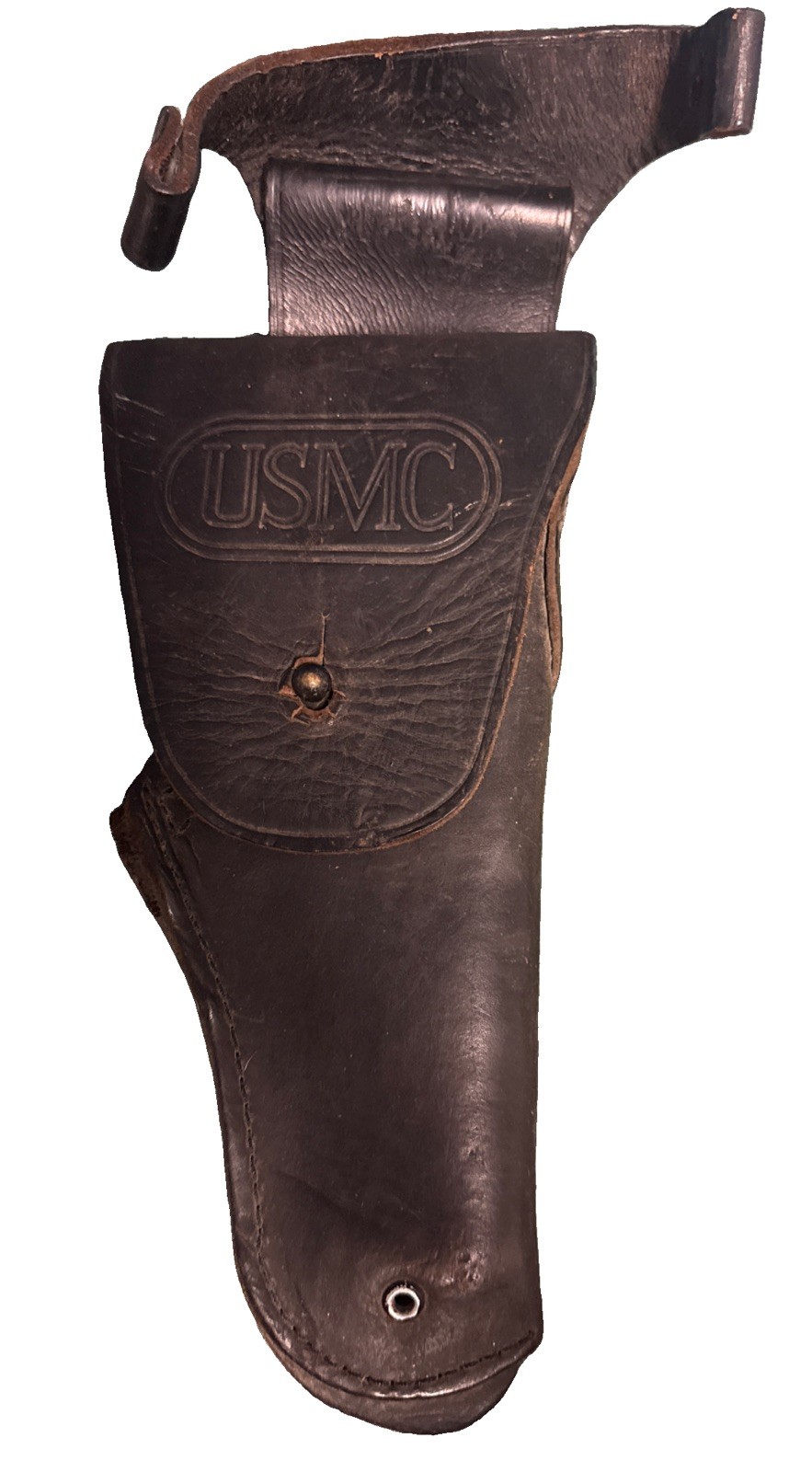 WWI U.S. Marine Corps M1912 Dismounted Leather Holster Colt M1911 .45 ACP