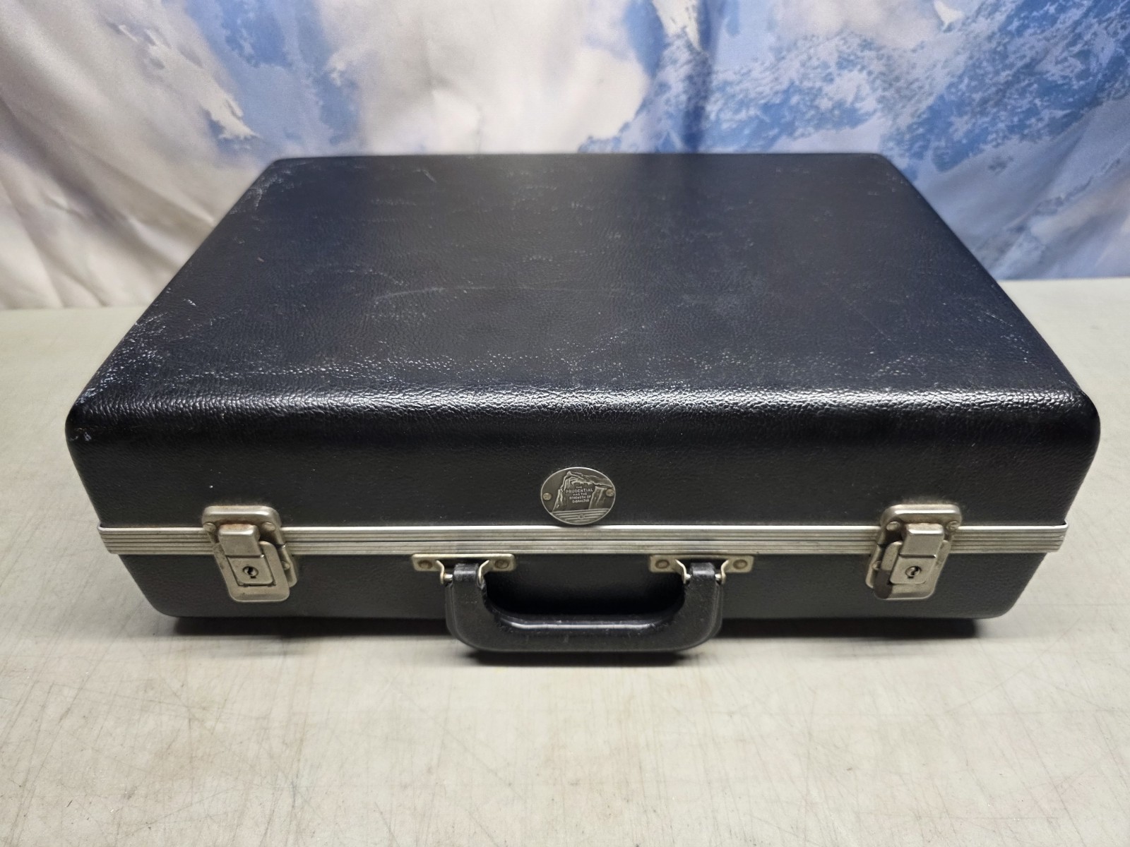 🎃 Vtg The Prudential Insurance Hard Shell Briefcase Attaché Halloween Costume 