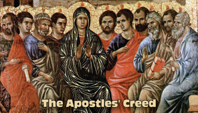 Apostles Creed Prayer Card, 10-pack, with Two Free Bonus Holy Cards