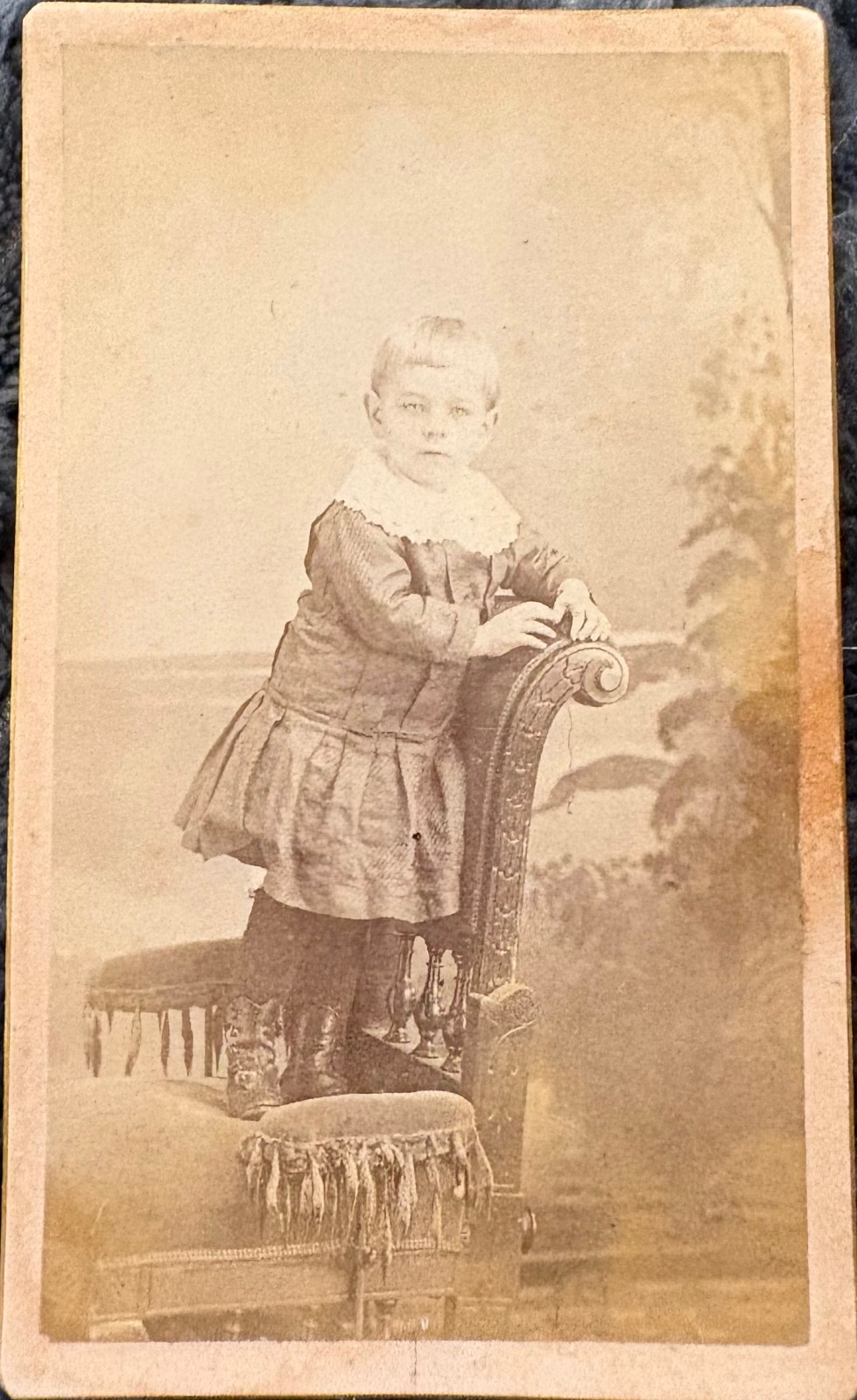 ~1870 Young Child CDV Photo