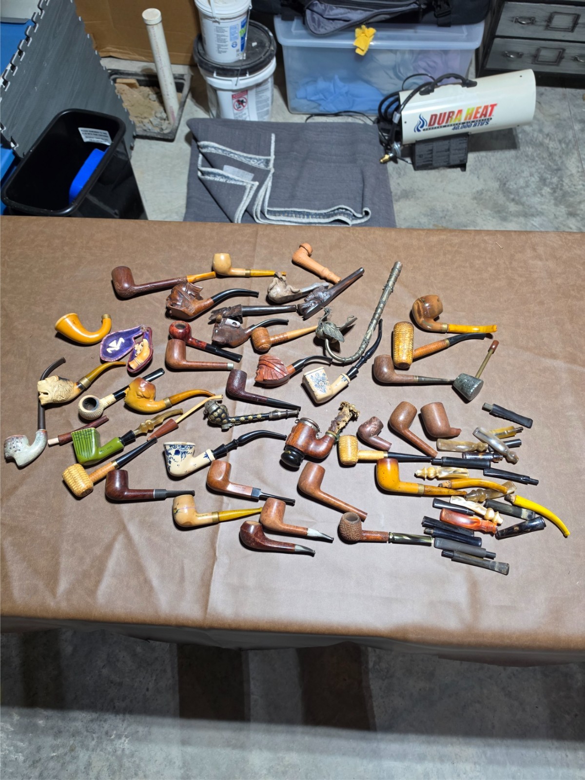 Vintage Estate Smoking Pipes Lot