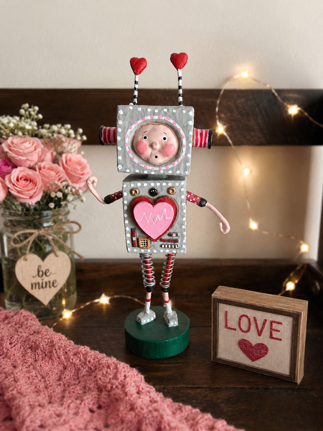 Lori Mitchell Valentines Day Love Machine Figurine 8