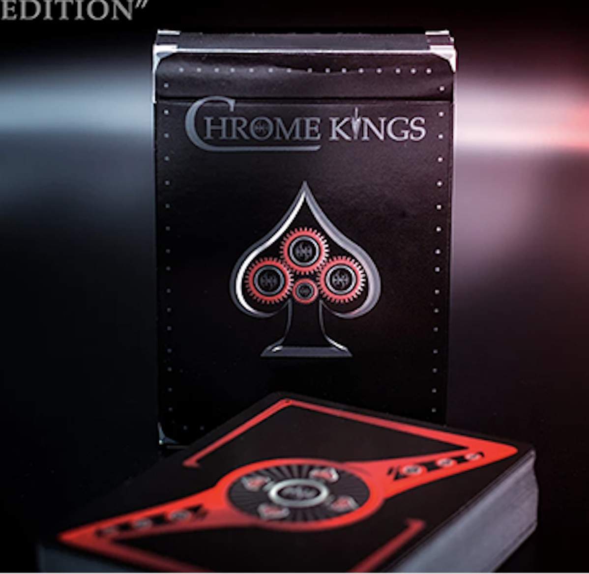 Chrome Kings Limited Edition Playing Cards (Players Red Edition) 