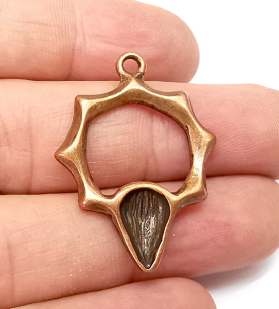 Black Magick Handmade Brutalist Copper Pendant Life Control Absolute Power Rare