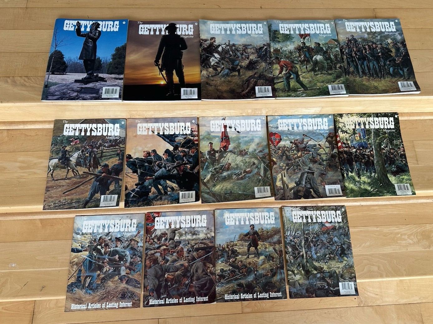 The Gettysburg Magazine Illustrated Civil War  Lot Of 15 Newsstand Editions