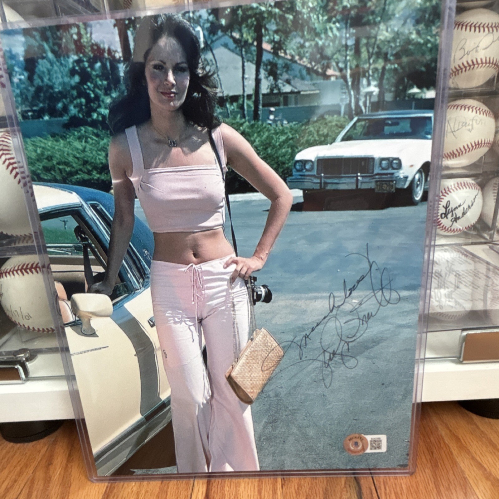 Autographed Color Photograph Jaclyn Smith Beckett Authentication BAS BJ20358 