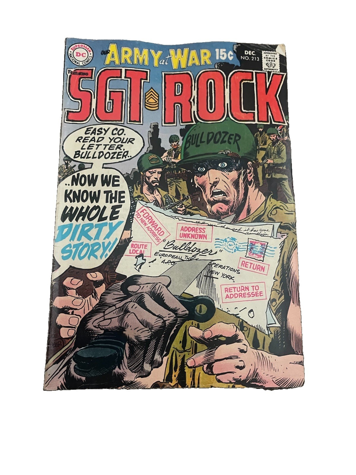 Our Army at War #213 (DC Comics December 1969) G