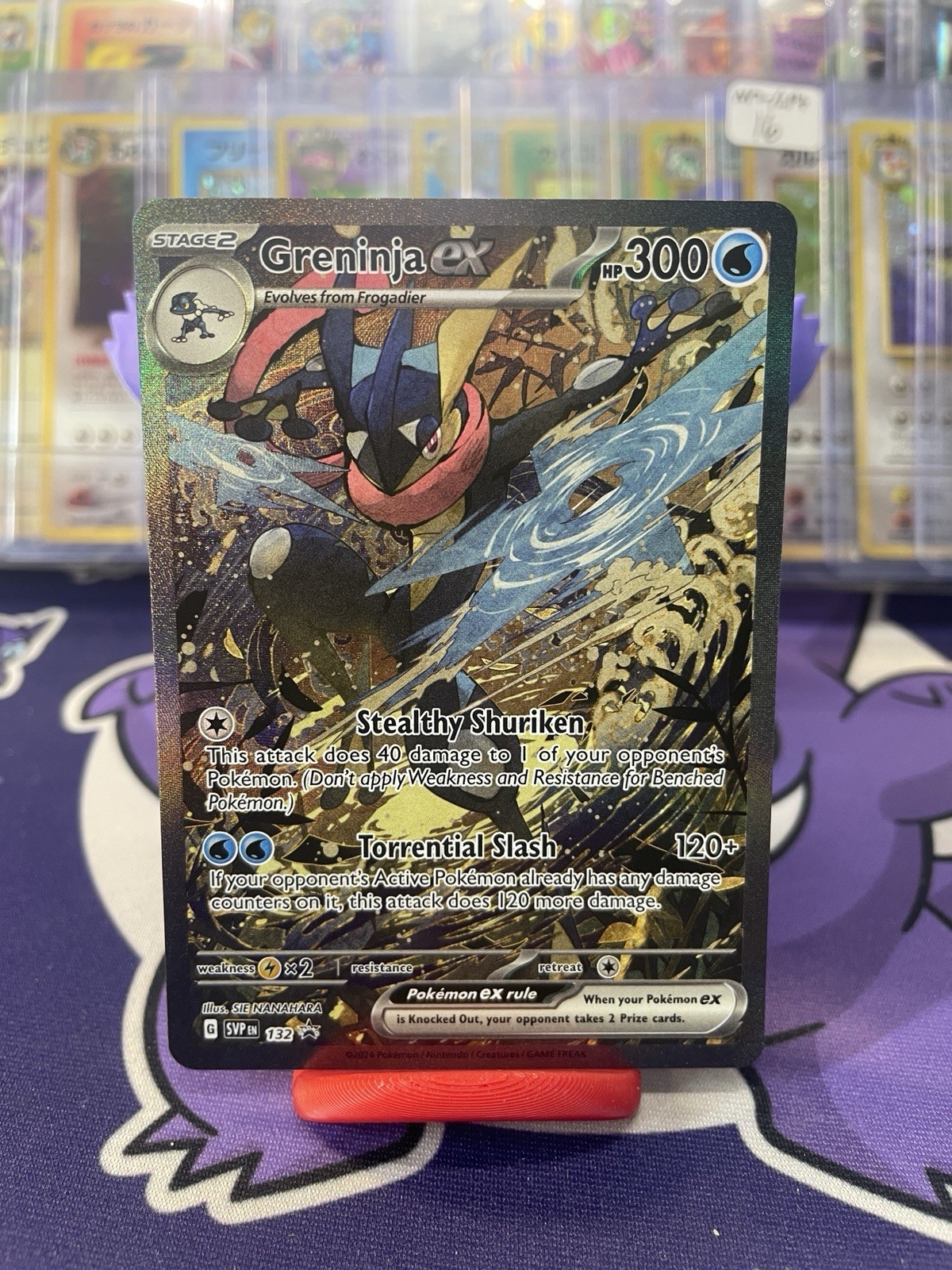 Pokemon TCG Greninja ex 132 Scarlet & Violet Promo English 2024