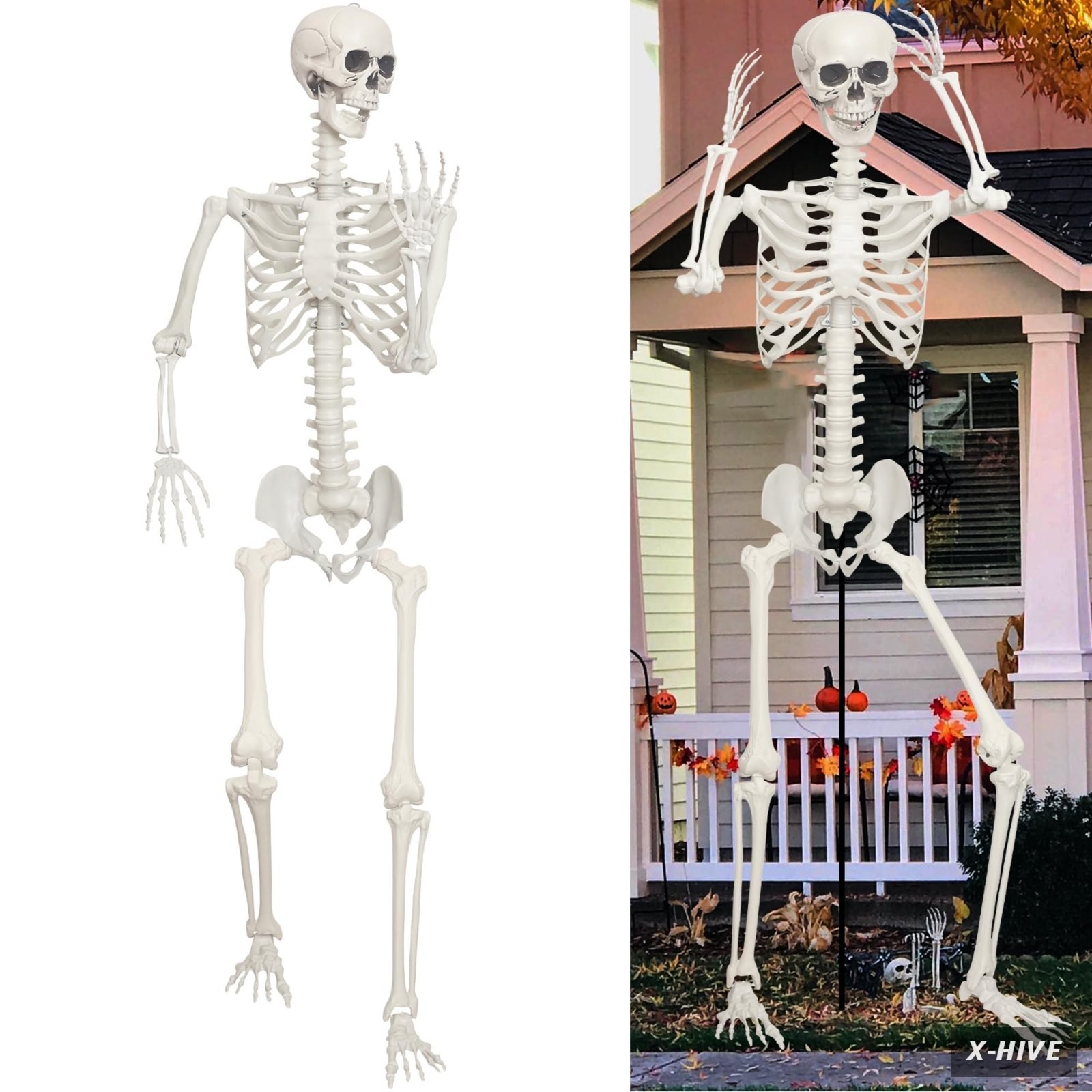 240 Halloween skeleton Human Lodou 1PC 7.9ft/240cm Giant Full Body Realistic 1