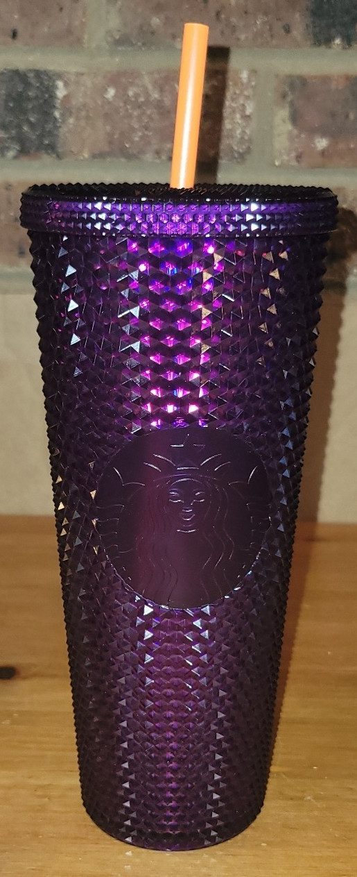 Starbucks 24Oz Clemson Tigers Purple Studded Tumbler 2021