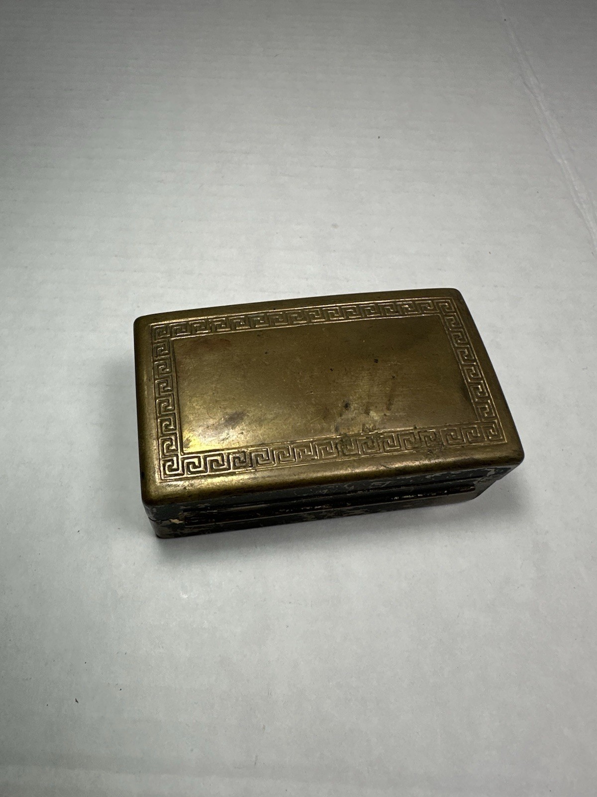 1930s Vintage Gillette Gold Tone Brass Case Only, Missing  Insert