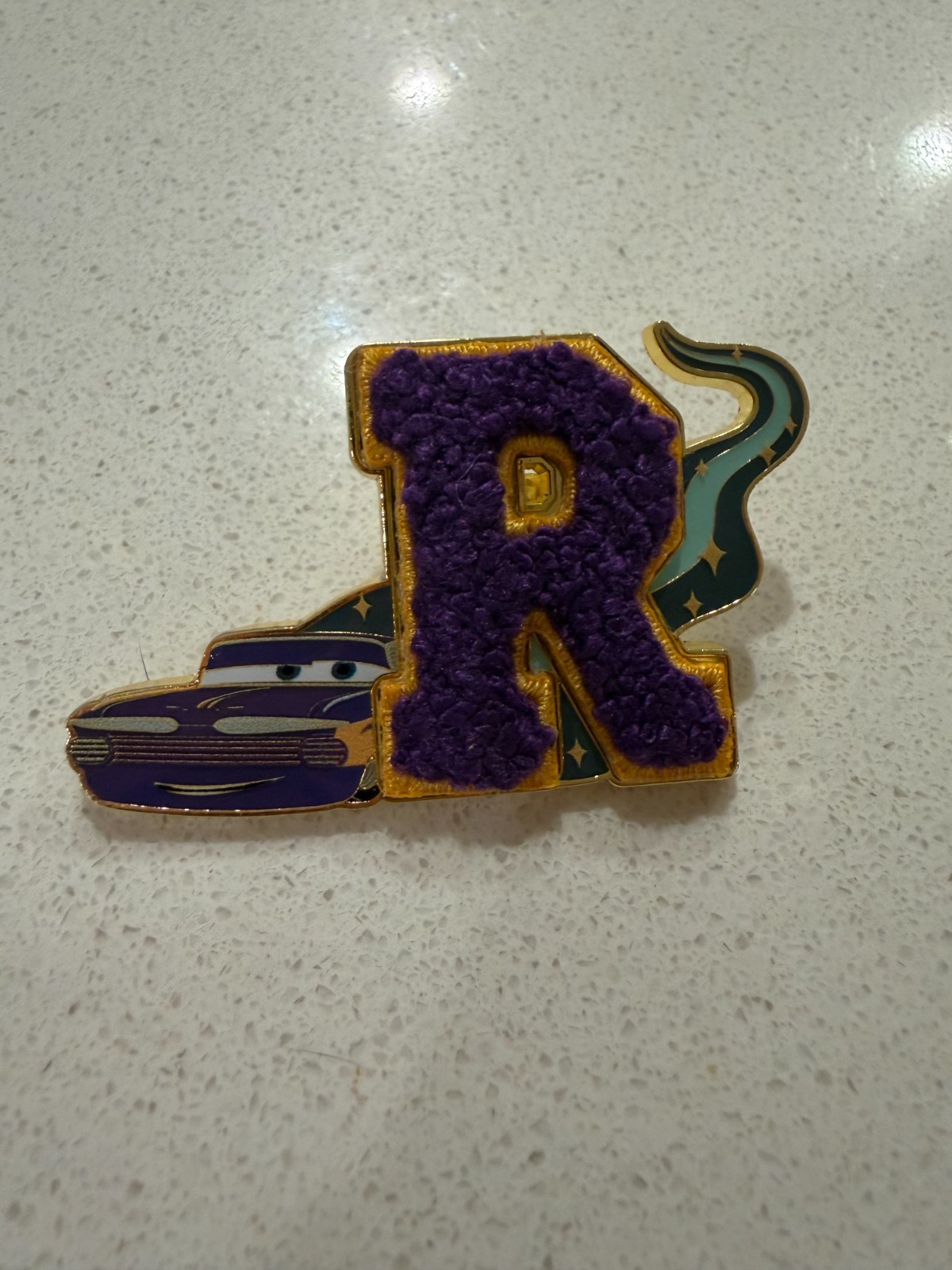 Loungefly Disney Pixar Cars Chenille Letters Blind Box Enamel Pin - RAMONE Loungefly Disney Pixar Cars Chenille Letters Blind Box Enamel Pin - RAMONE