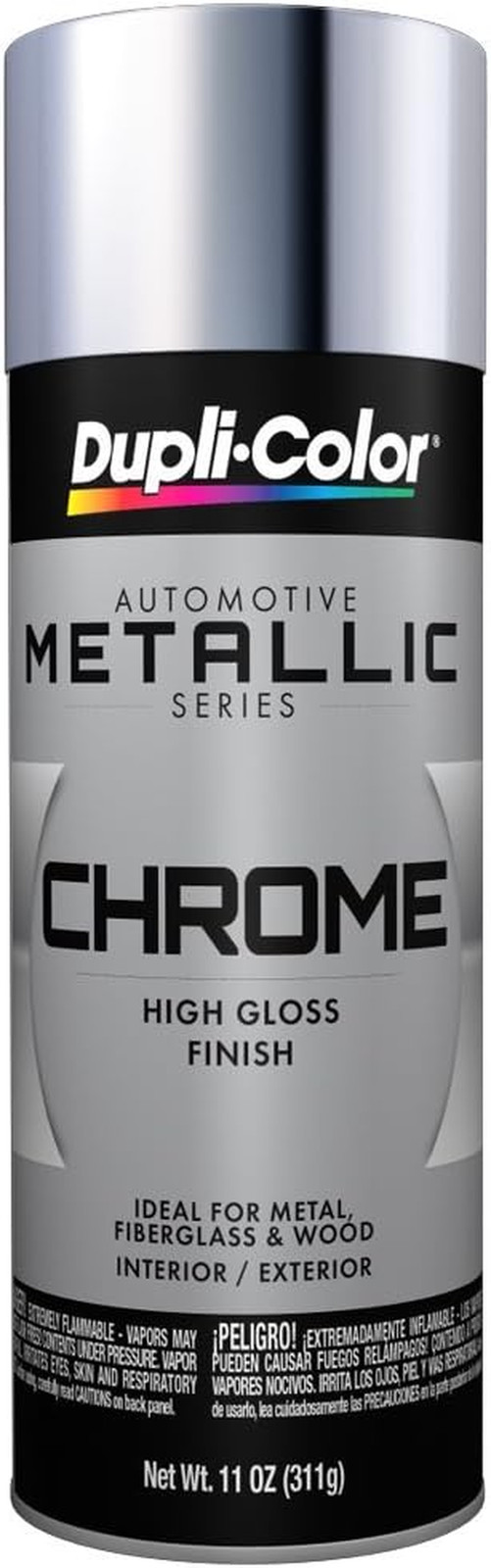 ECS101007 Instant Enamel Metallic Automotive Paint – Chrome Spray Paint - 11 Oz.