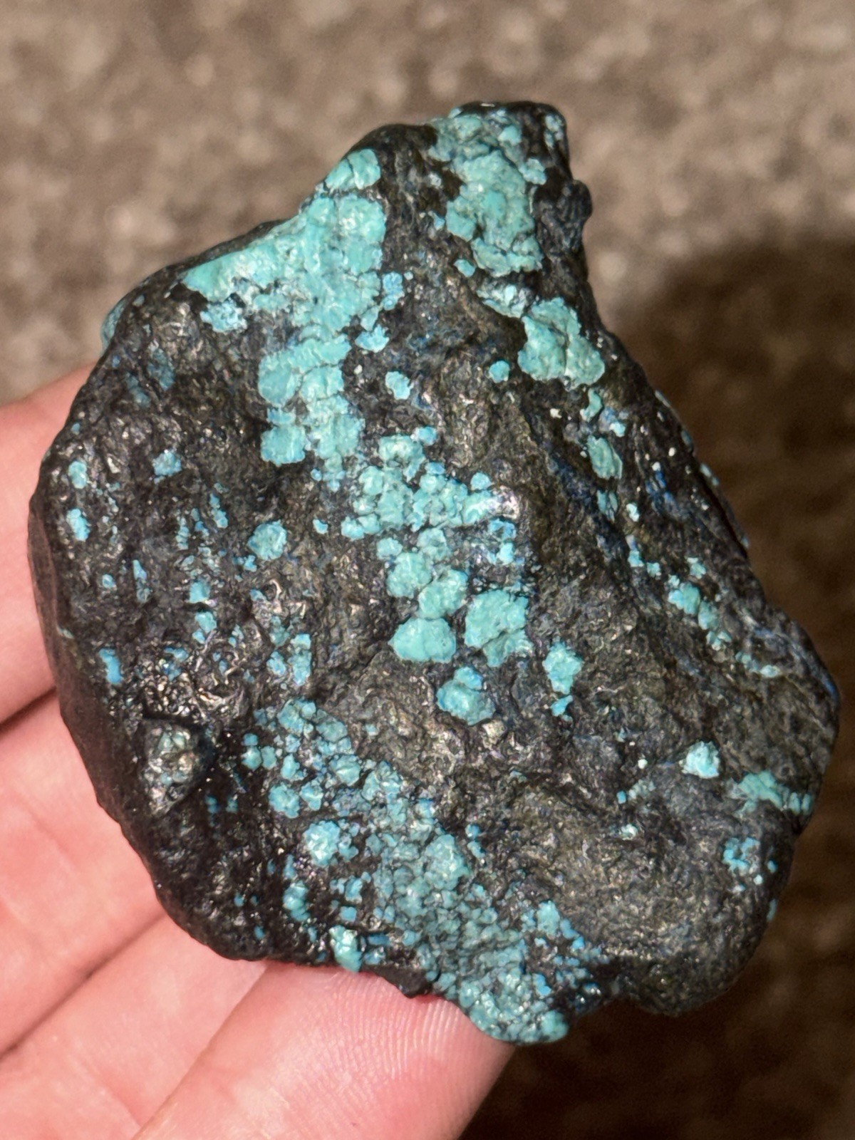 Turquoise Nugget 71 Grams Estate Sale Find Vintage Old Mine Natural *Make Offer*