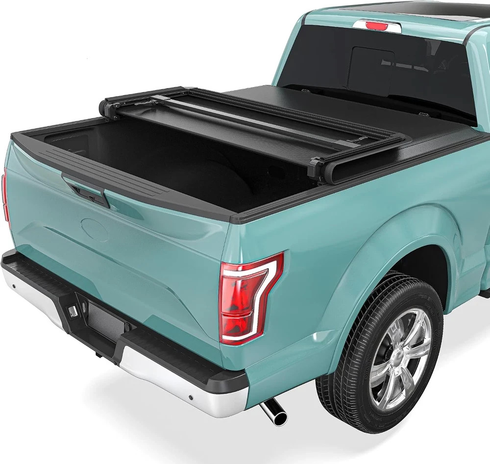 Soft Tri-Fold Truck Bed Tonneau Cover for 2015-2026 Ford F-150 F150 5.5Ft