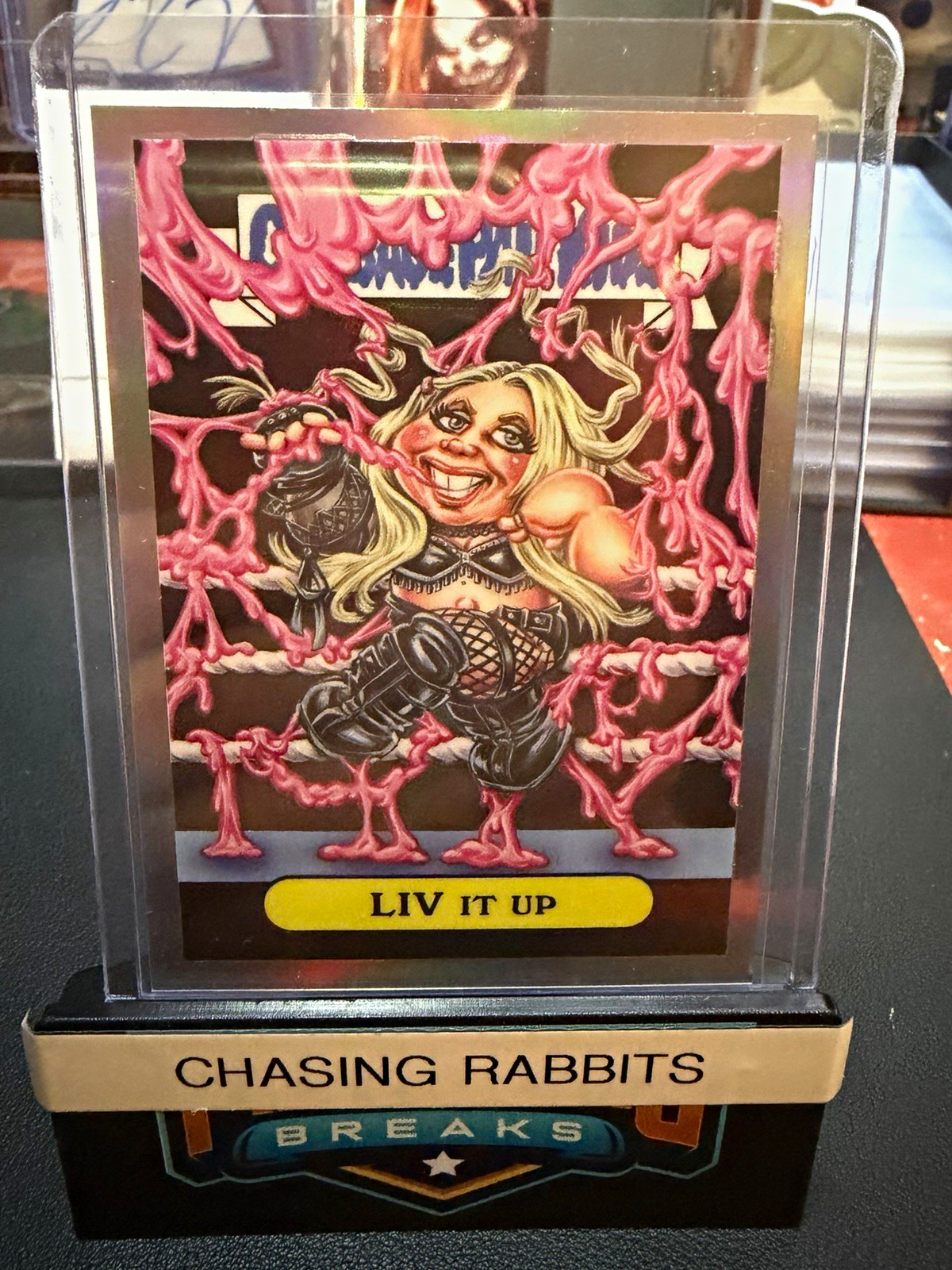 Topps 2024 Garbage Pail Kids WWE Liv Morgan \
