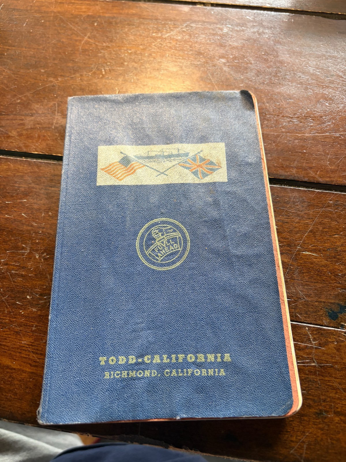 RARE 1942 WWII Shipyard Liberty Ship Builders US EMPLOYEE Handbook RICHMOND CA