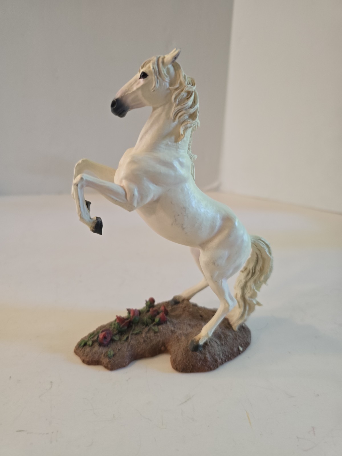 VTG Danbury Mint Horse Noble Steeds Lipizzaner Figure MBI GVC Resin Rearing