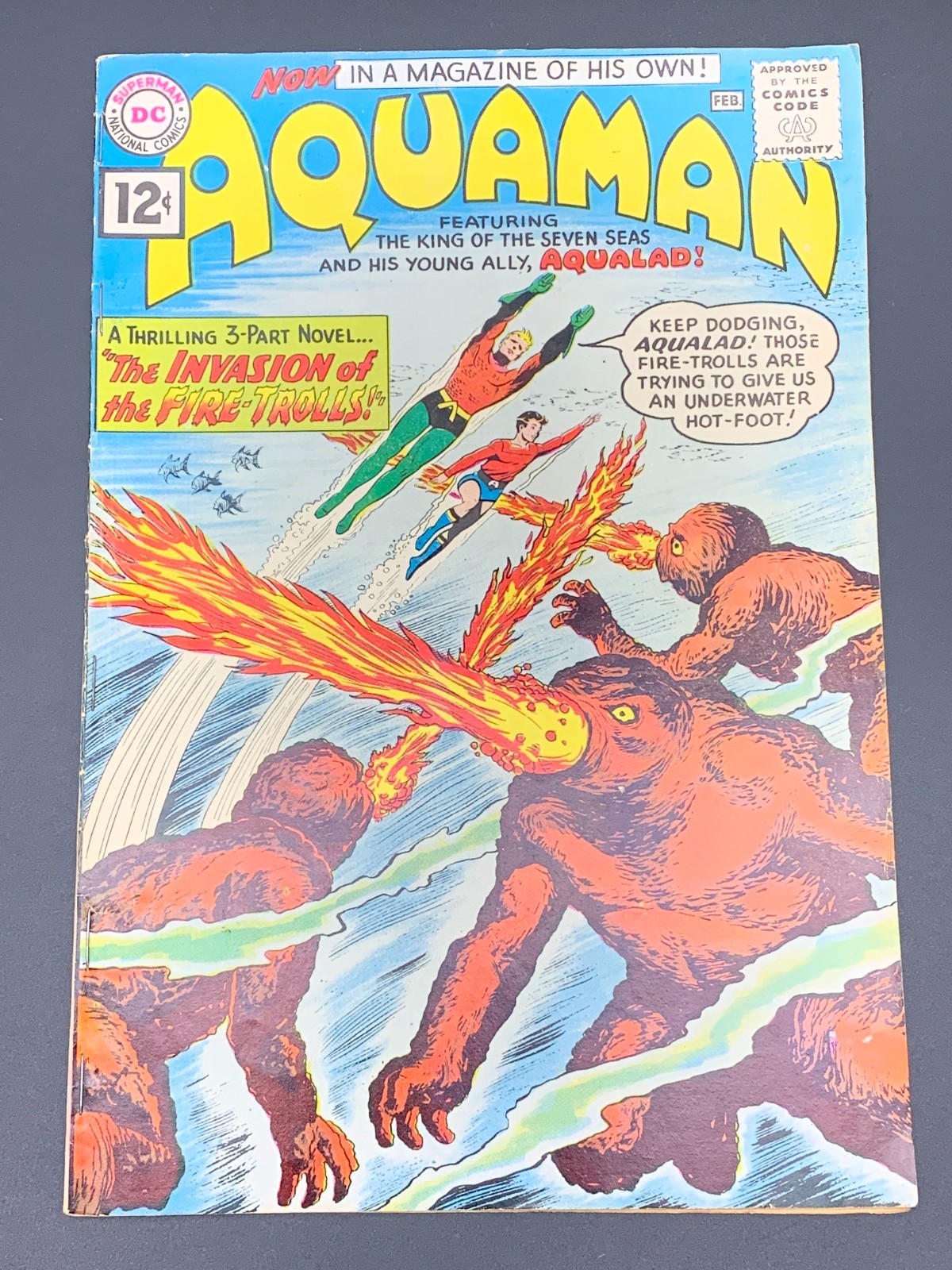 Aquaman #1 DC Comic 1962 Key Issue Intro Quisp  (443)