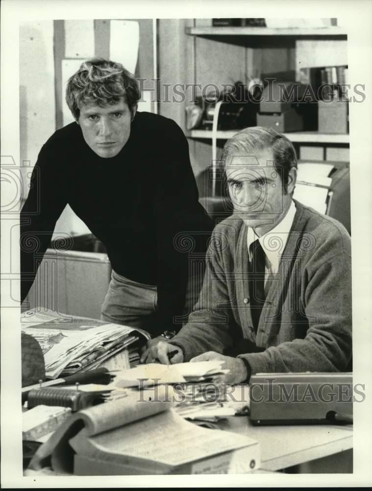 1971 Press Photo Christopher Connelly, Tim O\'Connor in Incident in San Francisco