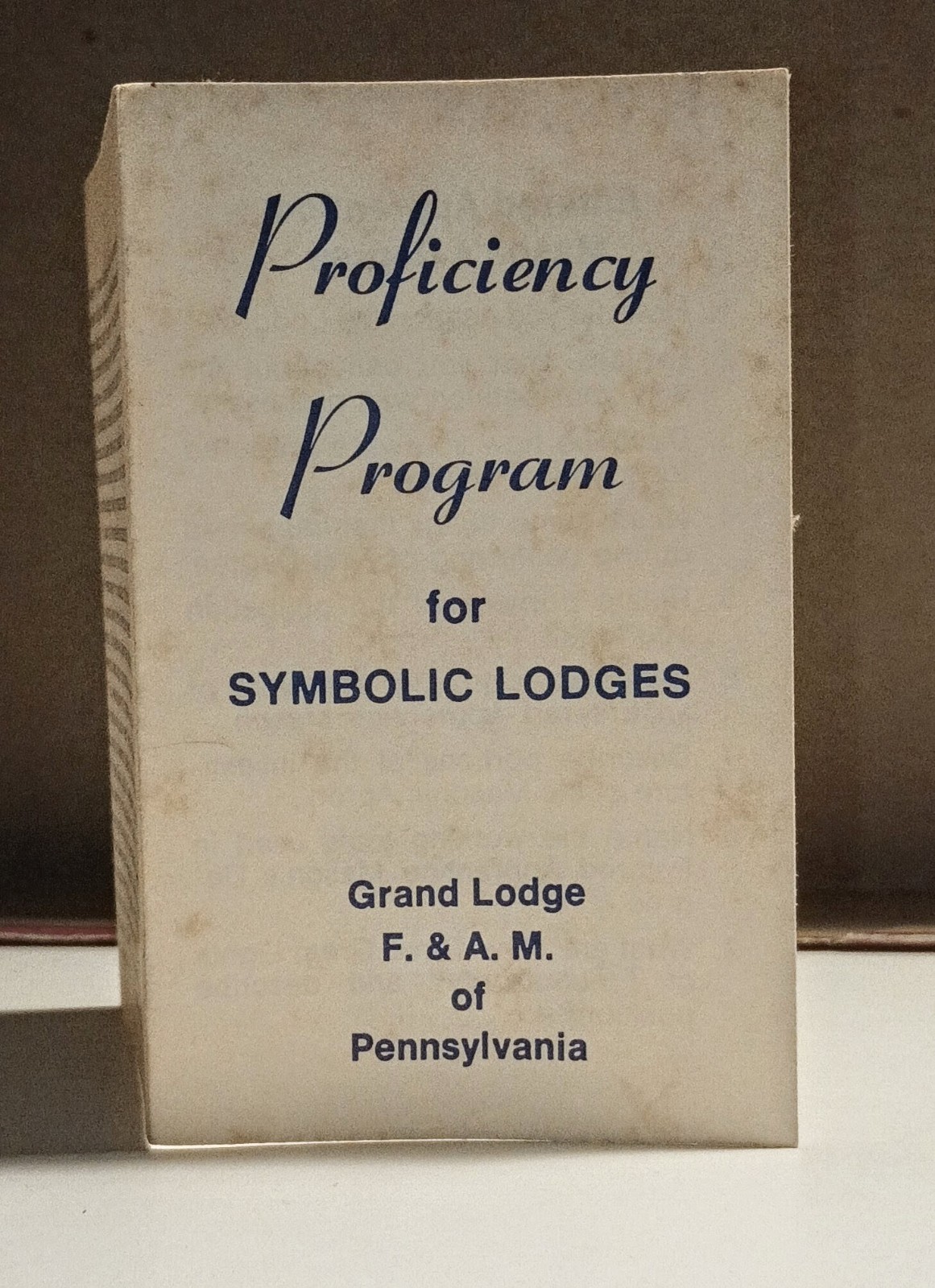 Masonic Proficiency Program The Masonic Literature NYC Paper Ephemera Lot