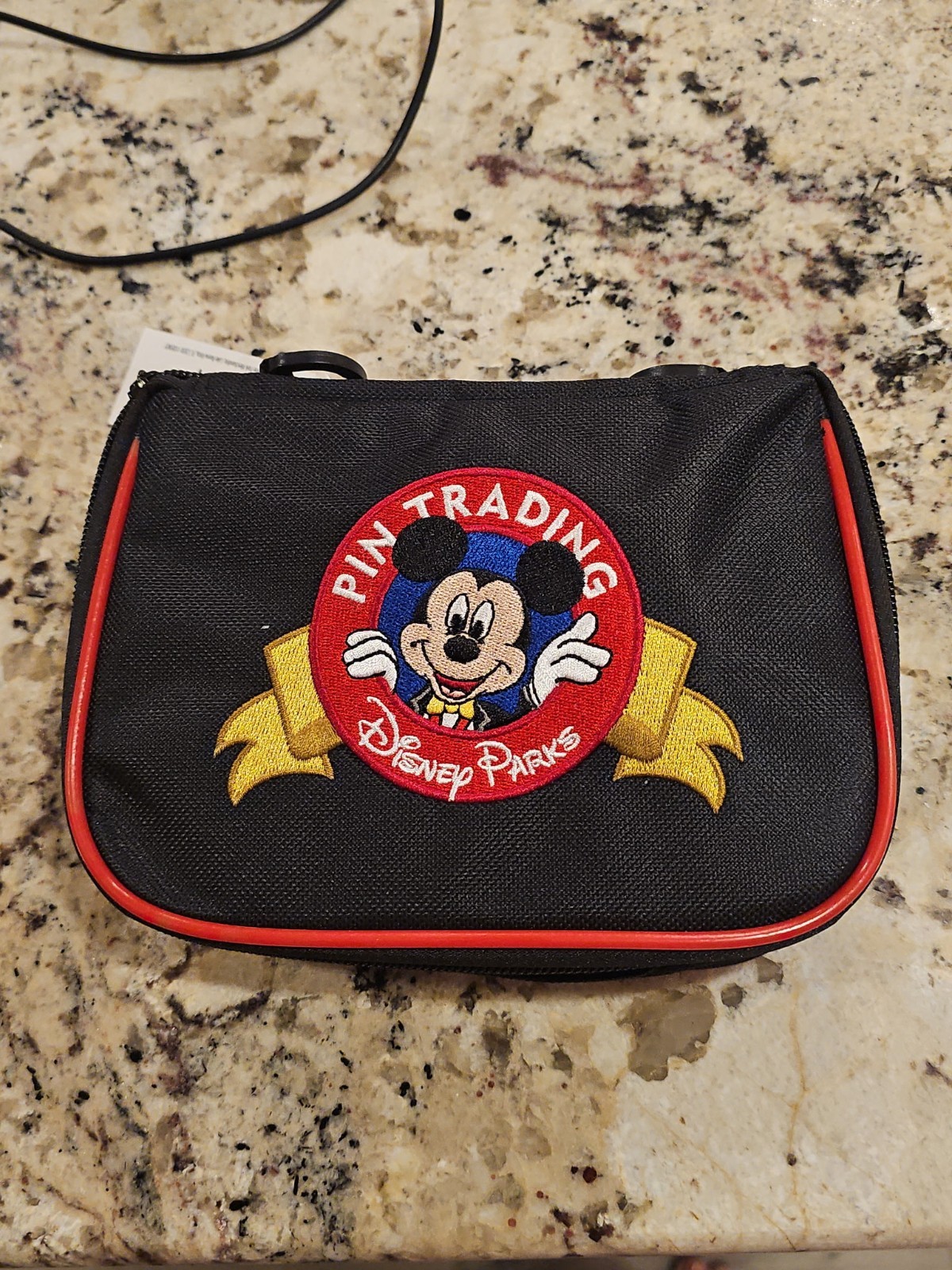 NEW 2025 Disney Parks 25th Anniversary Pin Trading Mickey Crossbody Carrier Bag 