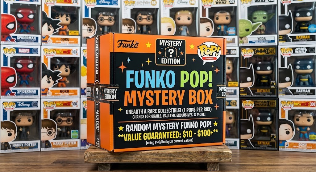 FUNKO POP 1x Random Mystery Funko. W/ PROTECTOR FAST SHIPPING  $10-$100 VALUE