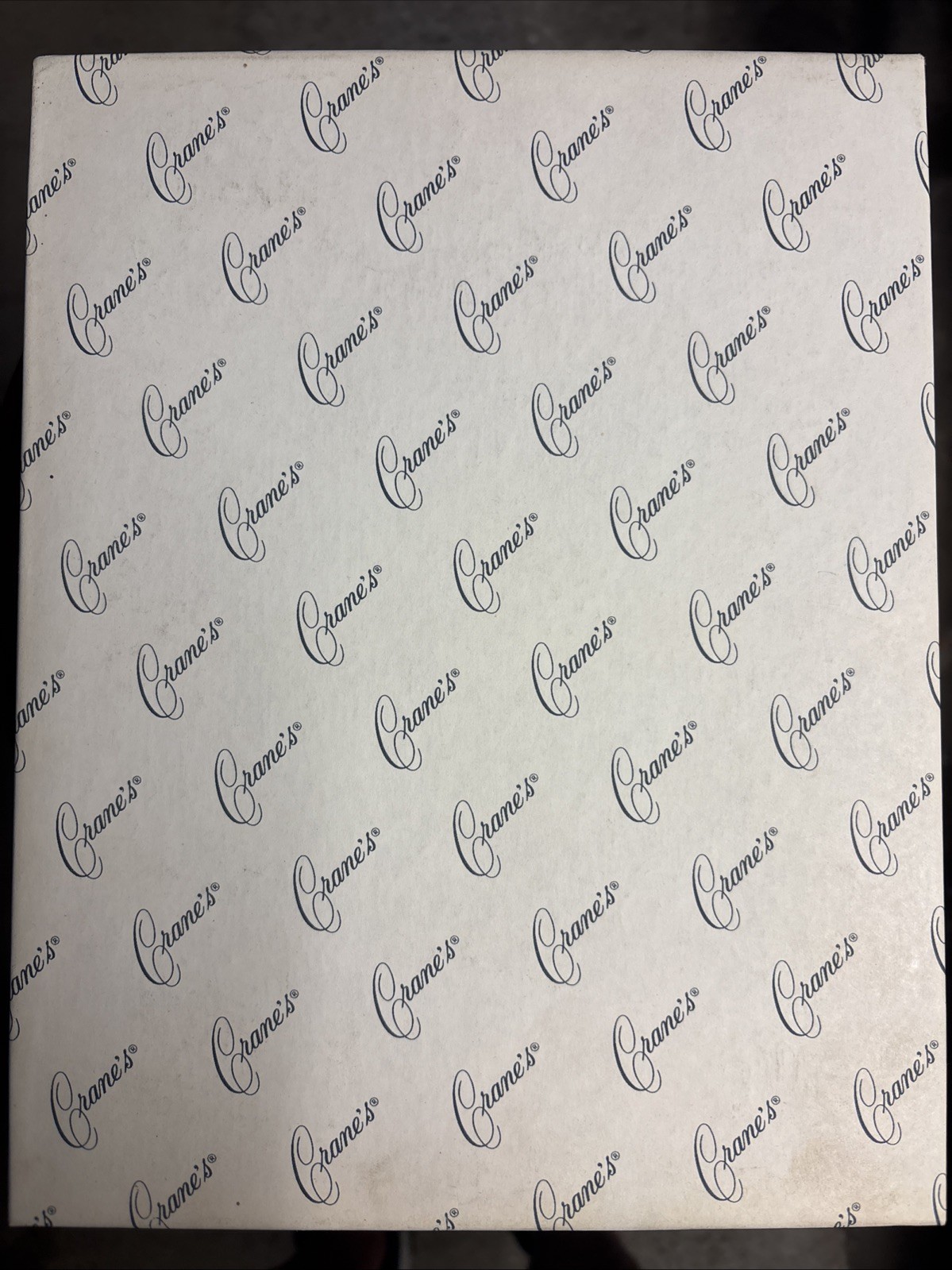 Vintage 1970’s New NOS CRANE’s 100% Cotton Bond Ecru White Bond Wove Stationary
