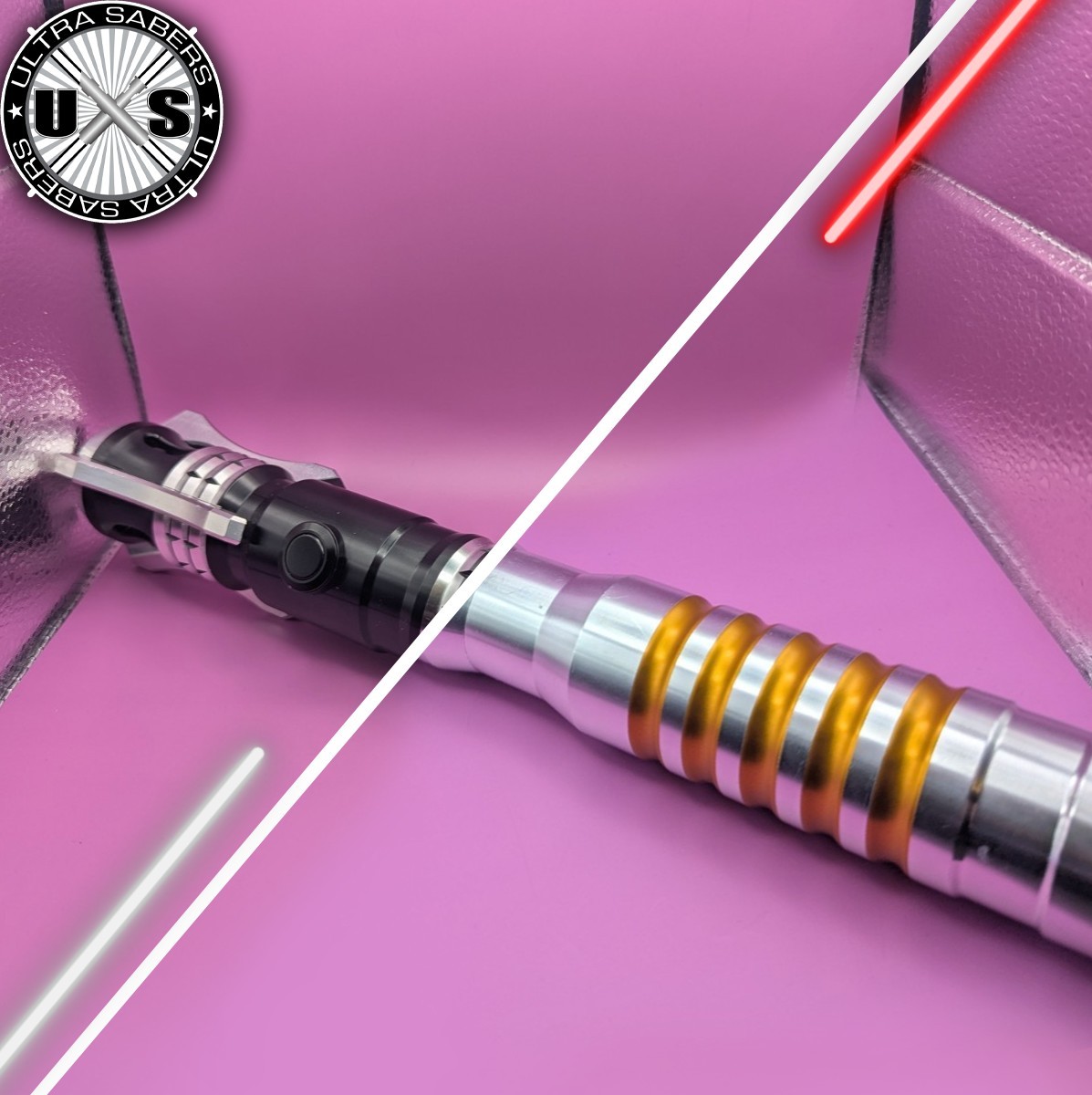 Ultrasabers Lot of 3 Stunt Sabers Dark Initiate LE V5 Aeon LE V4 Aeon V2