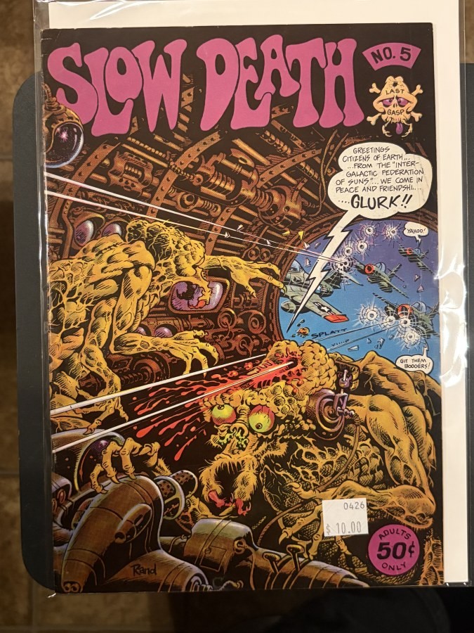 Slow Death #5 (1973) Last Gasp Underground Comix Comic
