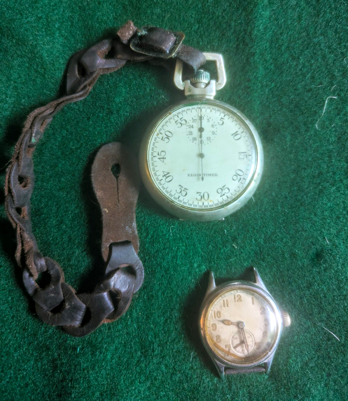 WW2 Bulova Ord. Dept Watch And Elgin Timer