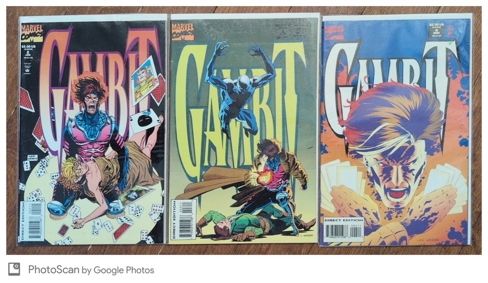 Gambit #1 2 3 and 4 Marvel Comics 1993