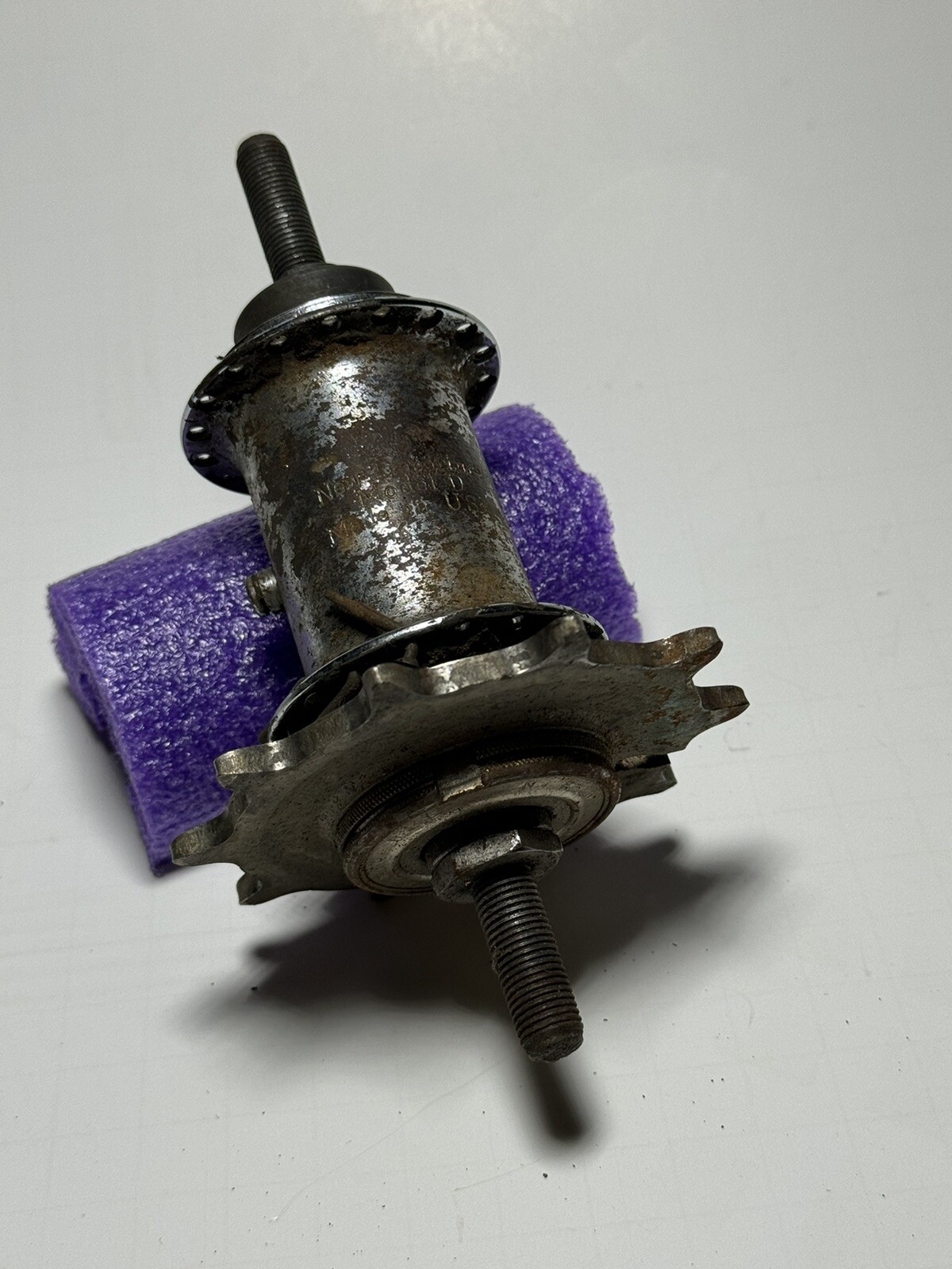 Vintage New Departure Bicycle Rear Hub Model D Skip Tooth 36 Hole